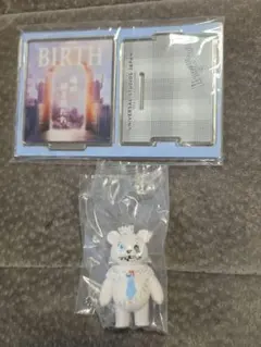 USJ ハミクマソウル キーチェーン アクリル台座付き