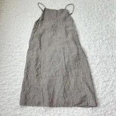 Samansa Mos2 サマンサモスモス　リネン キャミワンピース