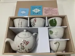 おもてなし　急須　湯呑みセット　大内順子作