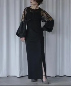 Ezick 結婚式お呼ばれドレス レーストップスドレス ブライダルドレス