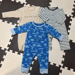 ロンパース・カバーオール ベビー服　子供服まとめ売り80cm