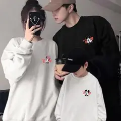 新品未使用ミッキーマウス刺繍トレーナー薄手（ライトウェイト） C333