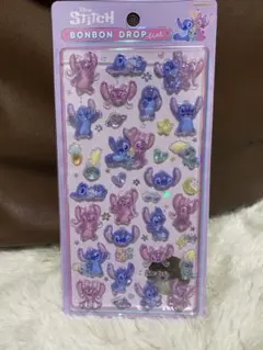 国内正規品　ボンボンドロップシール スティッチ＆エンジェル ディズニー