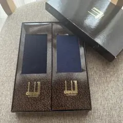 【新品未使用】dunhill ネイビー ソックス 2足セット