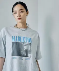 LEPSIM / モノクロロゴカラーT・杢グレー〔美品〕のサムネイル