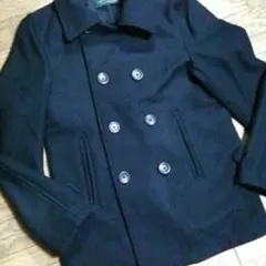 美品URBAN RESEARCH DOORS メルトンPコート アーバンリサーチ