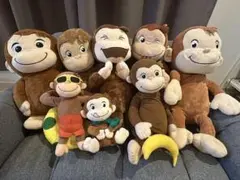 おさるのジョージぬいぐるみ8体のサムネイル