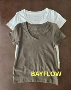 BAYFLOW　VネックTシャツ　サイズ3 　2枚セット