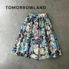 トゥモローランド　フラワー　花柄　総柄タックギャザー　フレアスカート　ティアードのサムネイル