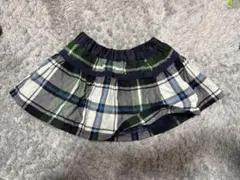 チェック柄　リバーシブルチュチュスカート