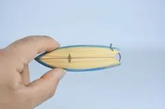 フィッシュテール型キーホルダー 블루