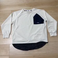 FILA 異素材ドッキングプルオーバー 長袖