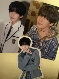 なにわ男子　長尾謙杜 HARDWORK トレカ ステッカー