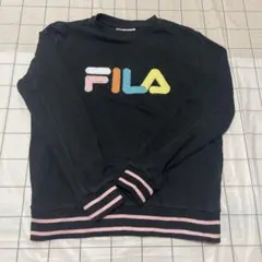 古着 フィラ スウェット S　黒