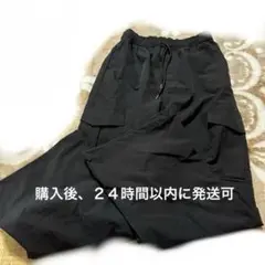 WEGO ブラックカーゴパンツM