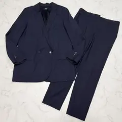 美品✨セオリー Traceable Wool パンツ セットアップ ダブル 紺