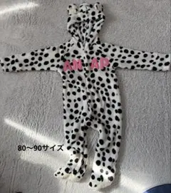 ANAPキッズ フード付きロンパース 牛柄 80〜90サイズ