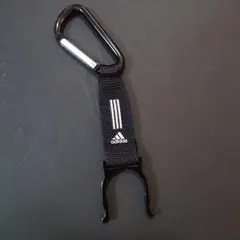 adidas カラビナ キーホルダー ブラック