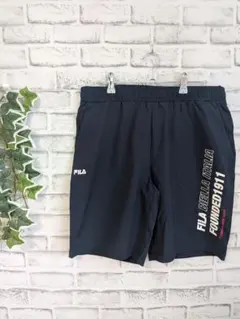 【FILA】フィラ　メンズ　ハーフパンツ　ネイビー　M