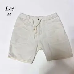 《リー》Lee コーデュロイショートパンツ M アイボリー系　シンプル爽やかのサムネイル