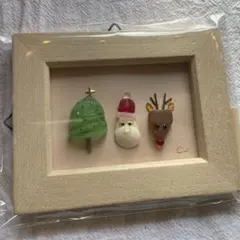 シーグラスアート　クリスマス