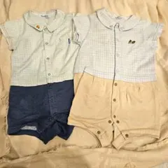 familiar ロンパース 2点セットのサムネイル