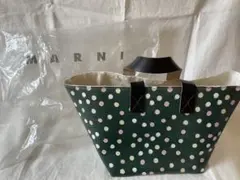 MARNI キッズミントグリーン ブラウン ハンドバッグ新品未使用