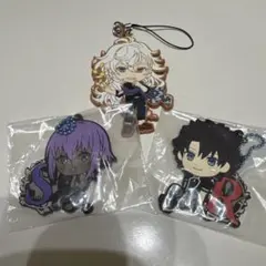 FGO 一番くじ ラバーストラップ 3点セット マーリン 藤丸立香 マシュ