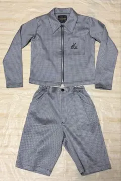 JUNKO KOSHINO 千鳥柄 ジャケットショートパンツセット 130cm