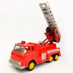 ヨネザワのベル付き FUSO ハシゴ消防車リフトアクション（全長40cm