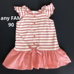 ☆any fam エニィファム☆90㎝☆チュニック ワンピース Tシャツのサムネイル
