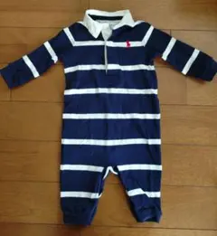 Ralph Lauren ストライプロンパース 70cm
