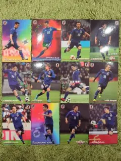 日本代表 サッカー トレーディングカードセット