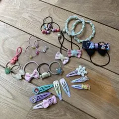 子供 ヘアゴム まとめ売り ヘアピン ダッフィー