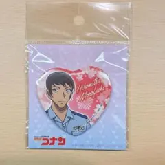 名探偵コナンプラザ　ハート型缶バッジ　諸伏景光