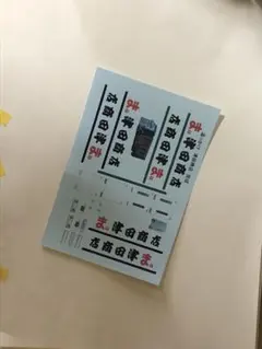 ま印　津田商店東北追っかけデコトラックコレクションデカールジャンク品三菱日野改造のサムネイル