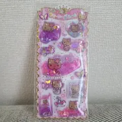 正規品 キラキラウォーターinシール サンリオ 日焼けキティ