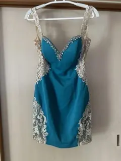 IRMA ターコイズ キャバドレス　M
