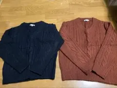 UNIQLO ユニクロ　JW ANDERSON ケーブルVネックセーターM L