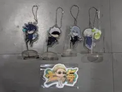 呪術廻戦 アクリルスタンドキーホルダー 4種 ＆ 七海建人ステッカー セット