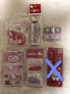 【新品未使用】【まとめ売り】Hello Kitty ヘアアクセサリー5点セット