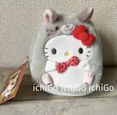 新品未使用 タグ付きハローキティ ポーチ 化粧ポーチ 小物 森の小動物