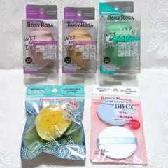 ロージーローザ化粧用パフ3DスポンジWET&DRY まとめ売りのサムネイル