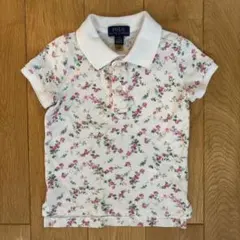 極美品　Polo Ralph Lauren フラワー　花柄　ポロシャツ　4T