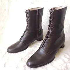 未使用　REGAL　ショートブーツ　サイドジップ　革靴　日本製　24.5cm