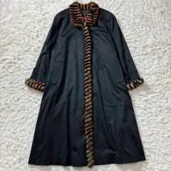 極美品　PIACENZA　コート　カシミヤ100%　ミンクのサムネイル