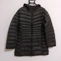 【超軽量】ユニクロ ウルトラ ライト ダウンロングコート フード付き XL
