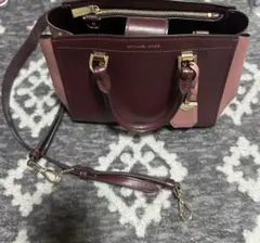 MICHAEL KORS トートバッグ ワインレッド