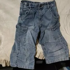BIG JOHN デニムカーゴハーフパンツ 130cm~