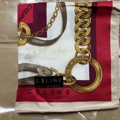 CELINE ハンカチ チェーンデザイン